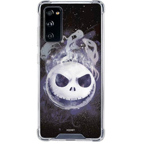Disney The Nightmare Before Christmas Jack Skellington Face Art Galaxy S20 FE Clear Case